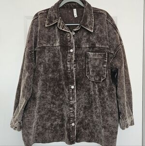 Brown Corduroy Women's Jacket